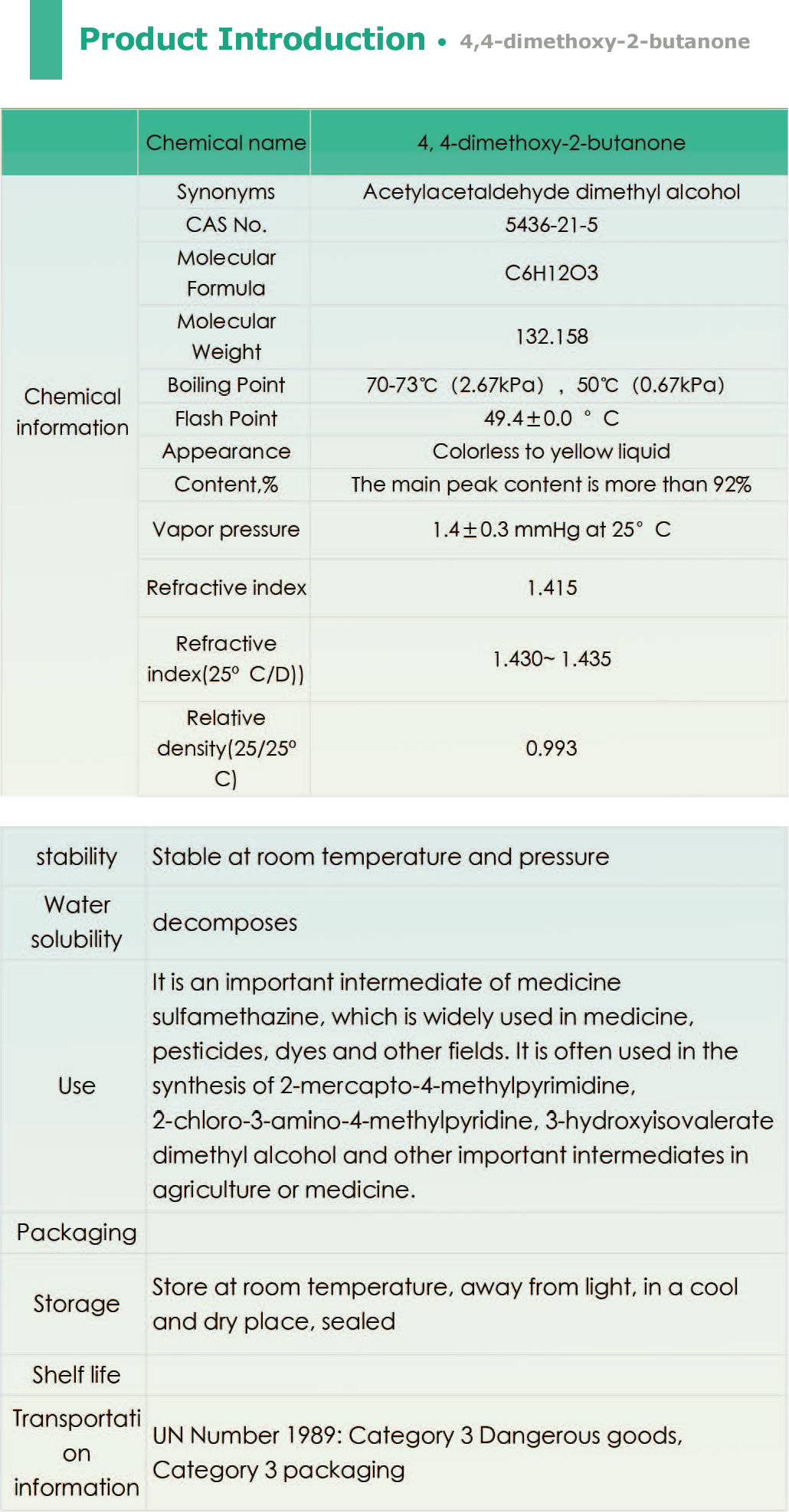 4,4-dimethoxy-2-butanone
